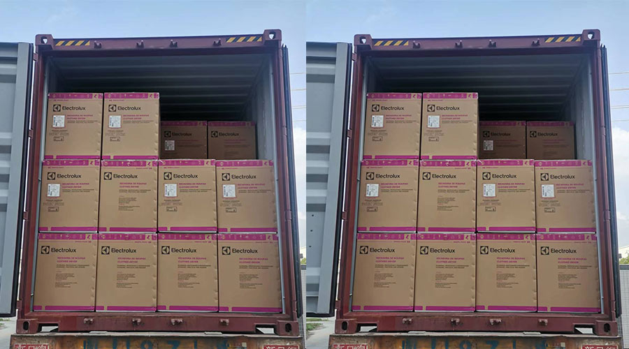 金環電器迅速完成伊萊克斯客戶的滾筒干衣機出貨