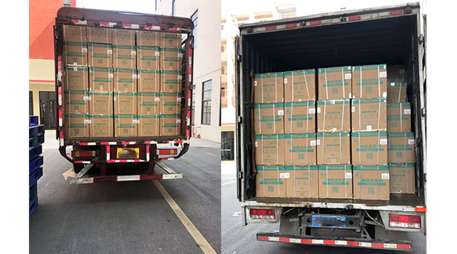 實況圖！金環電器完成國內某知名品牌迷你洗衣機裝柜發貨